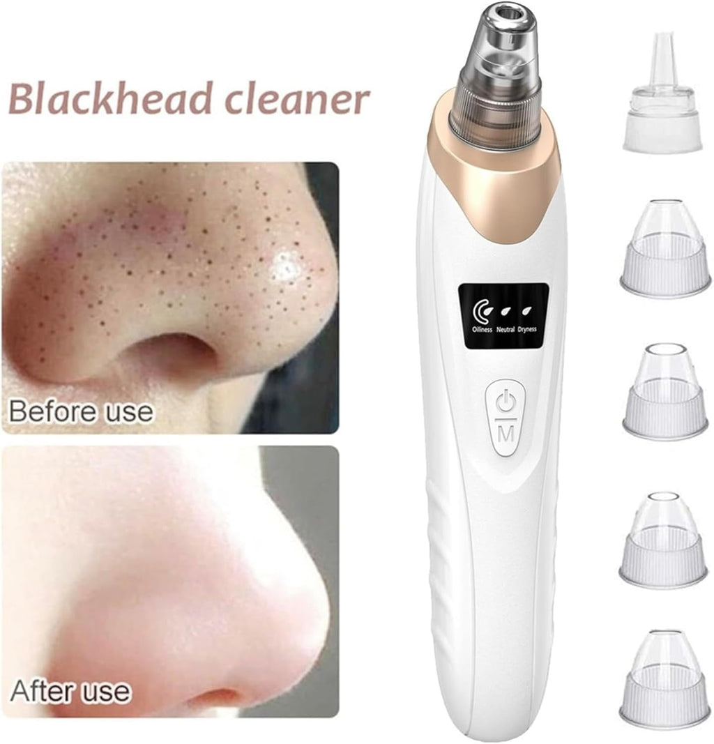 5 in 1 Electric Blackhead Acne Oil Remover Machine